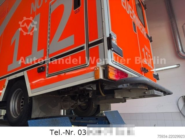 Brandbil MERCEDES-BENZ Sprinter 516 CDI RTW Fahrtec Stryker Trage
