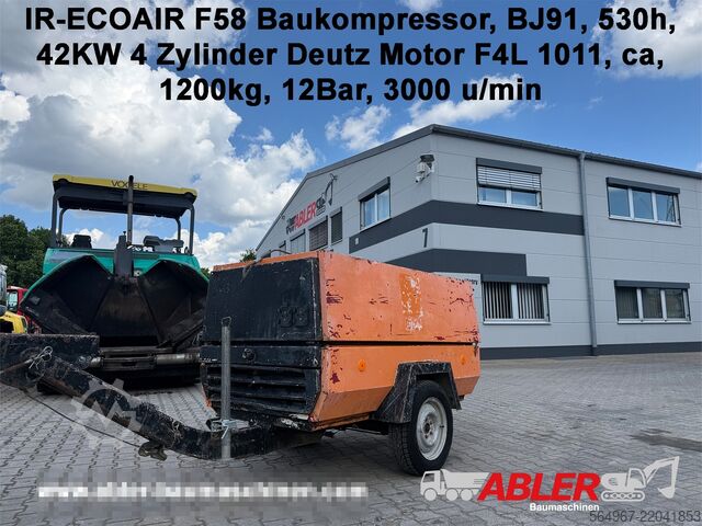 Compresor de tornillo Eco-Air F58 Baukompressor Deutz Motor