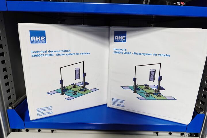 Vehicle vibration testing AKE Shakersystem for Vehicles NVH Prüfstand
