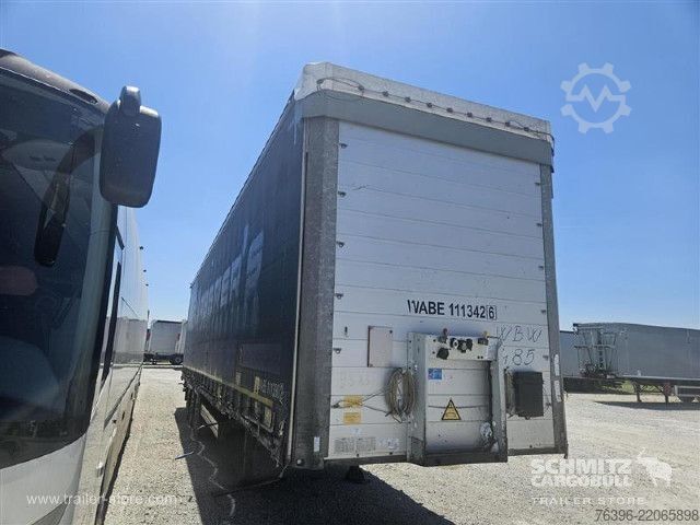 Semi-reboque aberto com lona Schmitz Cargobull Semitrailer Curtainsider Mega