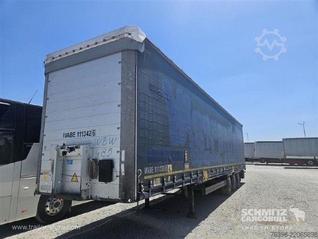 Semi-reboque aberto com lona Schmitz Cargobull Semitrailer Curtainsider Mega