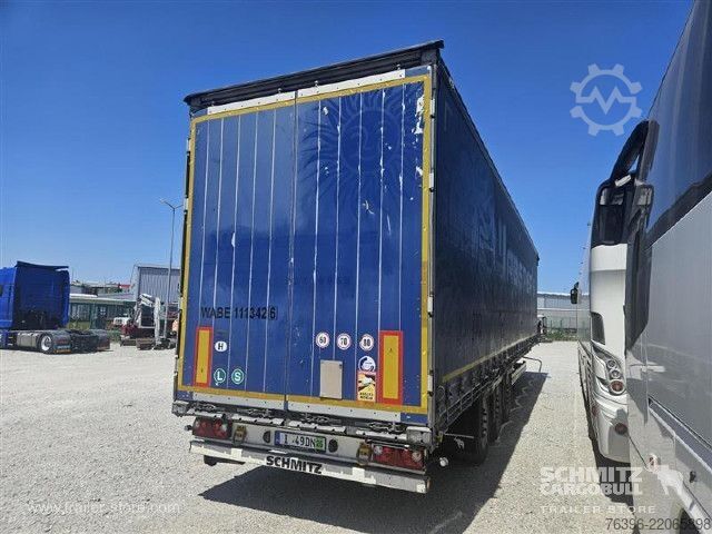 Semi-reboque aberto com lona Schmitz Cargobull Semitrailer Curtainsider Mega