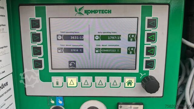 Sekalnik lesa Komptech CRAMBO 6000 MOBILE SLOW-SPEED SHREDDER