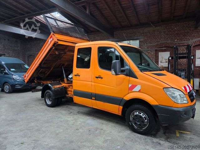 Benne tri-benne MERCEDES-BENZ Sprinter DoKa 3 S Kipper 515 CDI AHK  7 Sitze