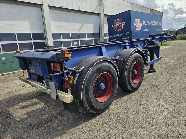 Konteyner taşımacılığı MKF METALLBAU CS 20 -20 FOOT- CONTAINER CHASSIS -HEAVY DUTY- ...