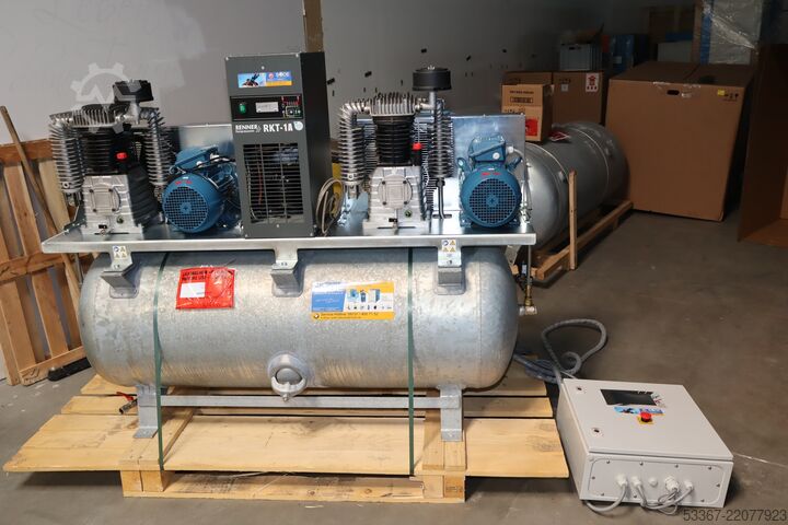 8 KW pistonlu kompresör, 500 litrelik tank Renner RIKO 1400/500 M-KT