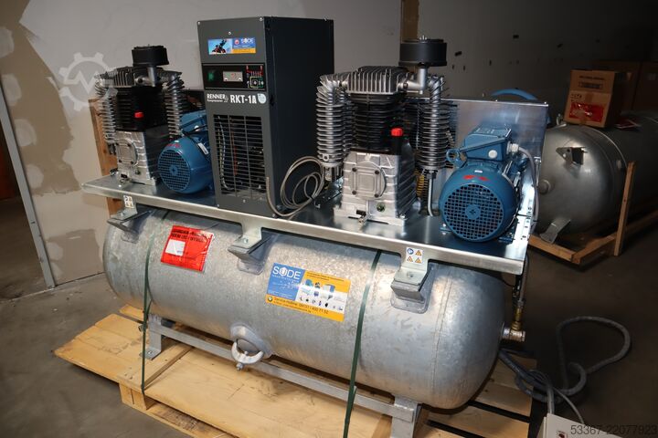 8 KW pistonlu kompresör, 500 litrelik tank Renner RIKO 1400/500 M-KT
