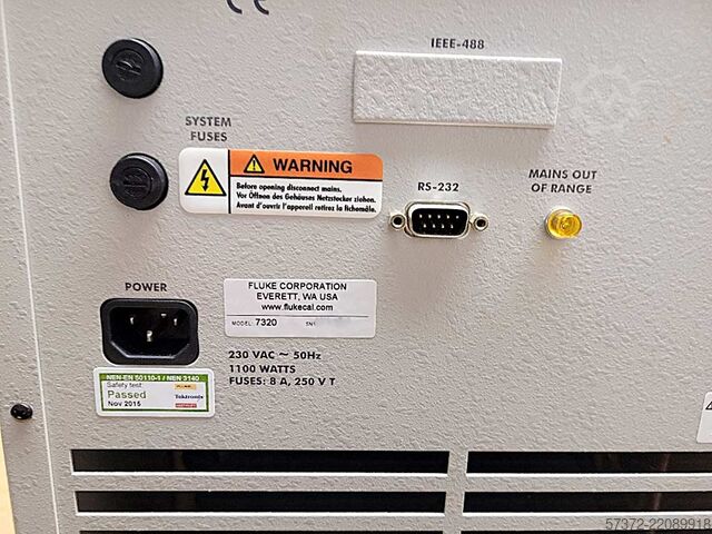 Temperaturkalibreringsbad Fluke 7320 High Precision Bath