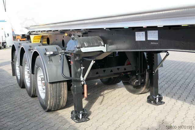 Kippipuoliperävaunu MEGA MNW, Stahl, 25m³, Luft-Lift, anliegende Klappe