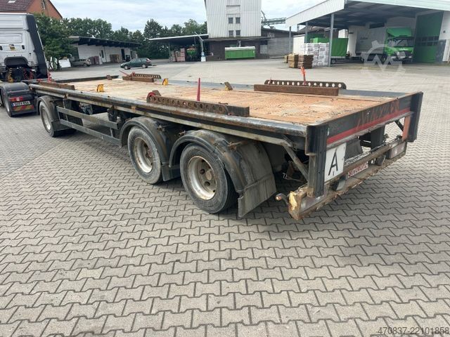 卷筒拖车 Reisch REA-24 / Absetzmulden / Plattform 8 m