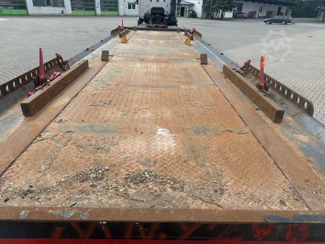 卷筒拖车 Reisch REA-24 / Absetzmulden / Plattform 8 m