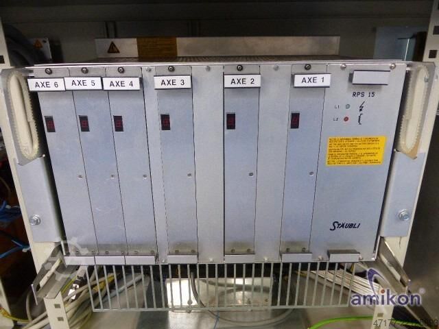 หุ่นยนต์พร้อมระบบควบคุมและชุดควบคุมแบบมือ Stäubli RX 60 L
