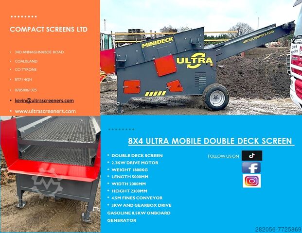 Просеивающее оборудование Compact Screens ULTRA MINI MOBILE DECK