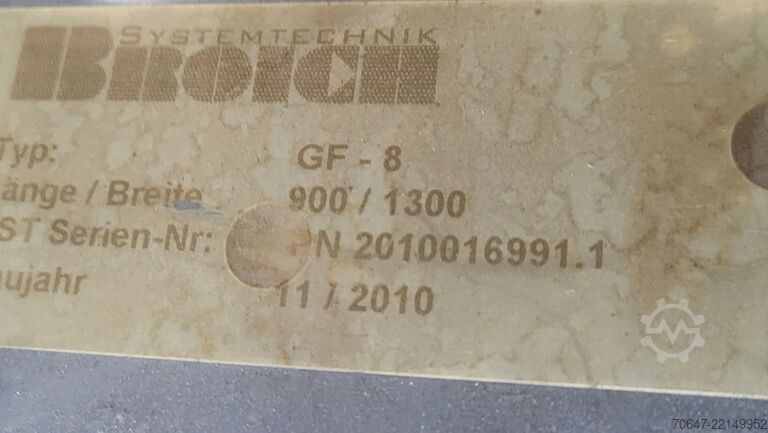 বেল্ট কনভেয়র - ২টি BROICH SYSTEMTECHNIK GF - 8