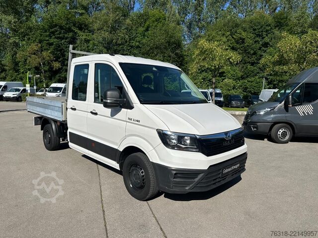 পিক-আপ ভ্যান MAN TGE 3.140 Pritsche DOKA AHK3.0t Radio Klima