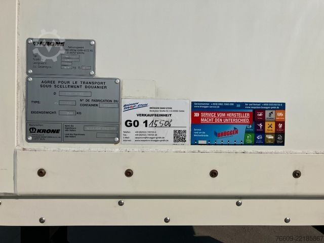 スワップボディトレーラー KRONE Wechselbrücke Kühlaufbau