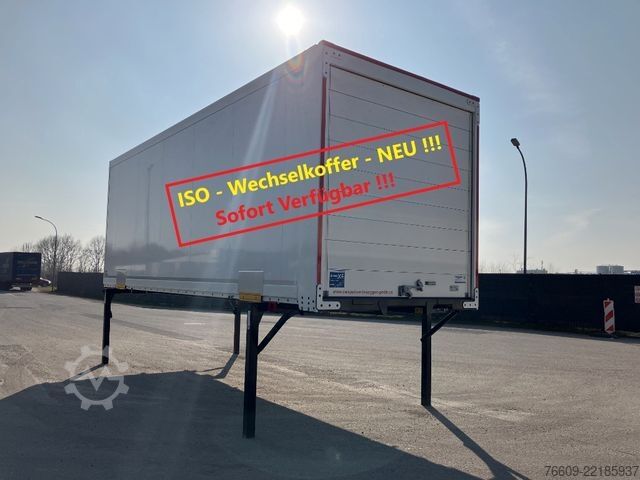 Udskiftelig karrosseritrailer KRONE Wechselbrücke Kühlaufbau