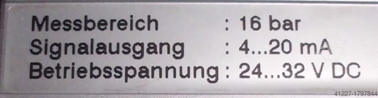 Ndërrues presioni pneumatik Hydac EDS 1691-N-C-016-000