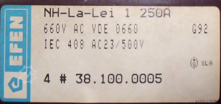 NH fuse switch disconnector Efen 4#38.100.0005