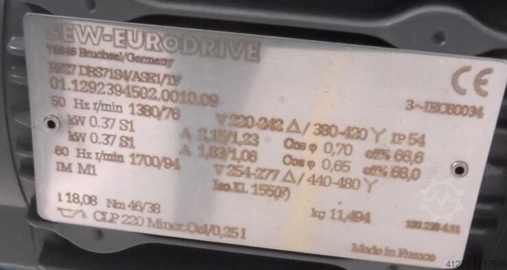 ناقل الأسطوانة مدفوعة Grenzebach mit Zentriereinheit