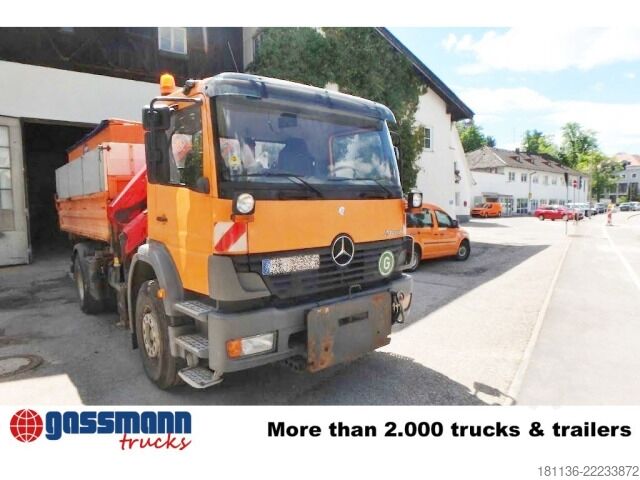 รถดัมพ์ Mercedes-Benz Atego 1828 K 4x2, Winterdienstausstattung, Kran
