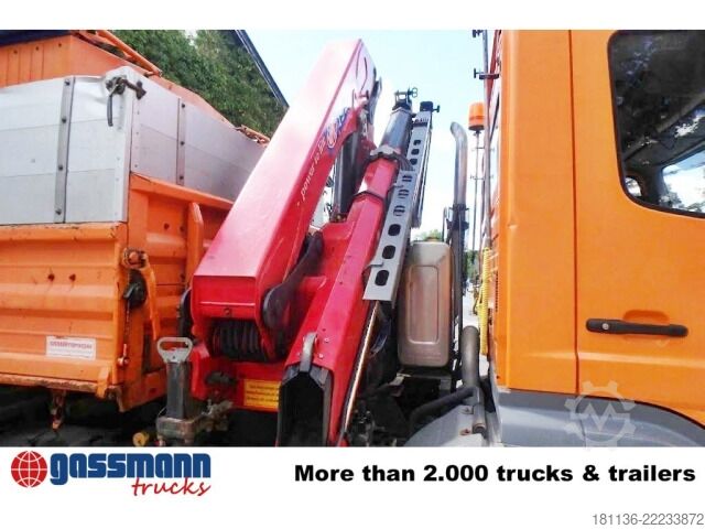รถดัมพ์ Mercedes-Benz Atego 1828 K 4x2, Winterdienstausstattung, Kran