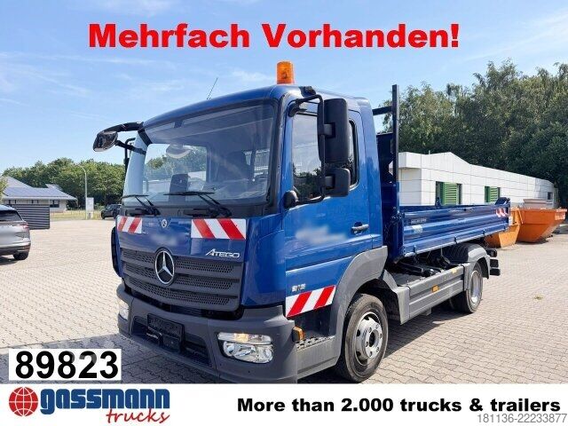 Furgone ribaltabile Mercedes-Benz Atego 816 K 4x2, 2x AHK, Meiller-Kipper, mehrfach