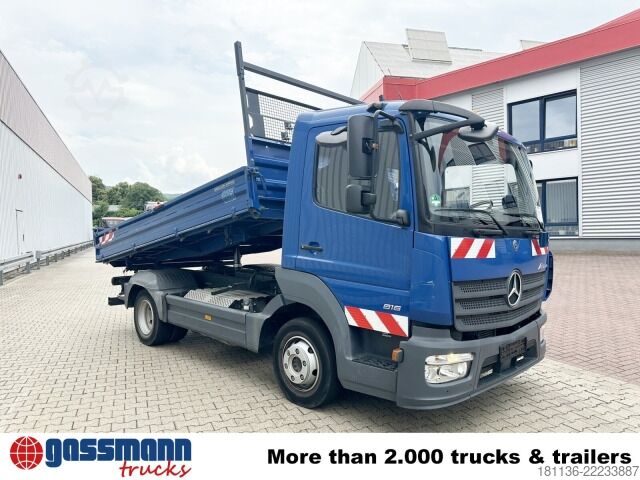 Furgone ribaltabile Mercedes-Benz Atego 816 K 4x2, 2x AHK, Meiller-Kipper, mehrfach