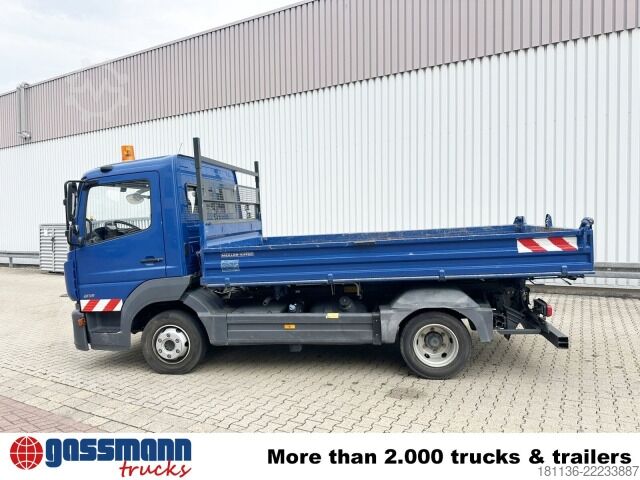 Transporter mit Kipper Mercedes-Benz Atego 816 K 4x2, 2x AHK, Meiller-Kipper, mehrfach