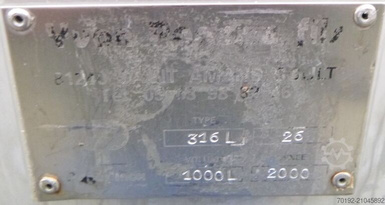 V4A製1000リットル容器  9362