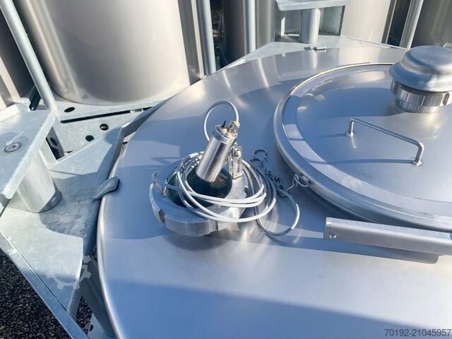 V2A স্টেইনলেস স্টিলের ৫৬৫ লিটার উত্তপ্ত কনটেইনার Azzini S16300