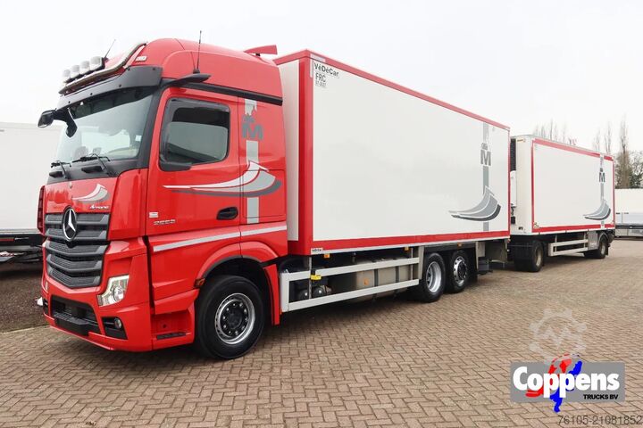 Kyld/fryst transport Mercedes-Benz Actros 2653 2653 LL Koel/Vries. Cherau Aanhange...