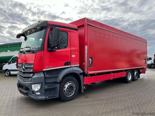 Camión plataforma con toldo MERCEDES-BENZ Antos 2540 L 6x2 Pritsche LBW
