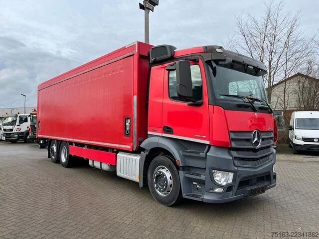 Camión plataforma con toldo MERCEDES-BENZ Antos 2540 L 6x2 Pritsche LBW