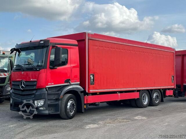 Camión plataforma con toldo MERCEDES-BENZ Antos 2540 L 6x2 Pritsche LBW
