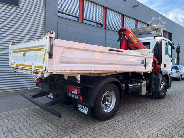 Camión volquete MAN TG-M 18.290 4x2 2-Achs Kipper Kran Palf. PK 12.5