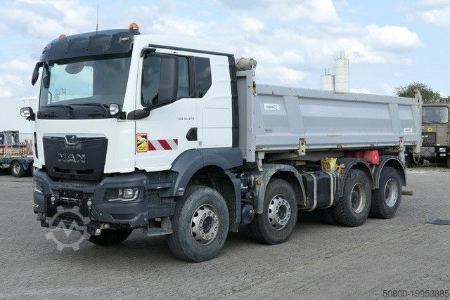 Самосвал MAN 41.470 TGS 8x4, Bordmatik, Anbauplatte, Kombitür