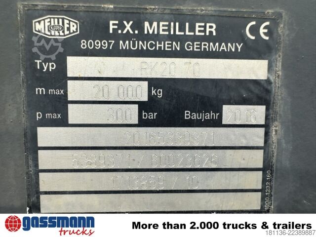 Kamion s kukom za kontejnere Scania G 450 6x2/4, Lift-/Lenkachse, Kli-Ret