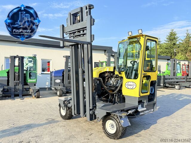 Fjögurra leiða lyftarar Combilift C3000XL GAS DUPLEX 4550 FORK POSITIONER