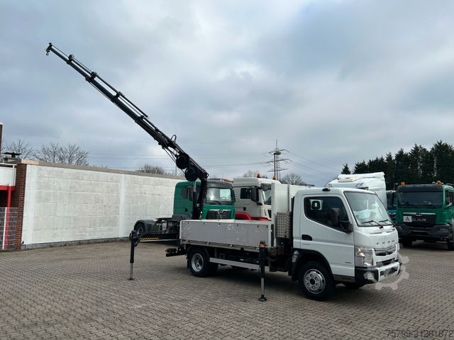 Autokranwagen FUSO Canter 7C18 Pritsche + HIAB 066 Kran