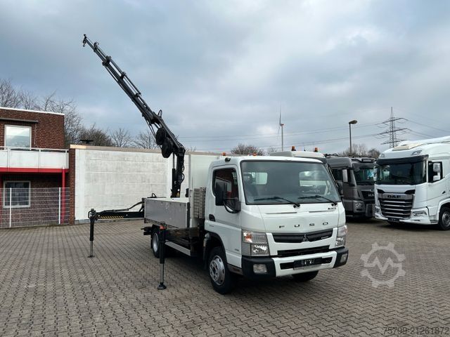 Autokranwagen FUSO Canter 7C18 Pritsche + HIAB 066 Kran