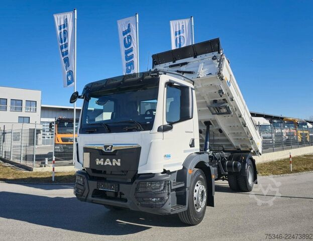 Camion basculante trilateral MAN TGM 18.320 / 4x2 / Meiller/Kipper/NL 10,3 To/Neu