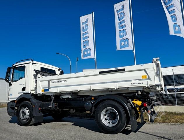Camion basculante trilateral MAN TGM 18.320 / 4x2 / Meiller/Kipper/NL 10,3 To/Neu