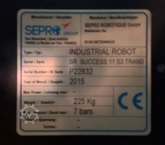 Linearroboter Sepro Sepro SUCCESS11 S3 Trans, 2015
