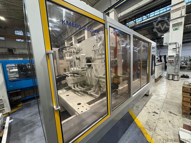 Máquina de moldeo por inyección KraussMaffei KM 800-8000 MC