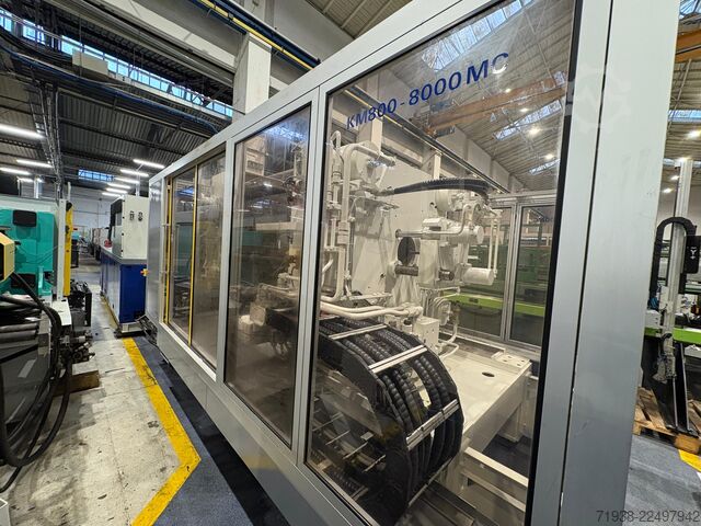 Máquina de moldeo por inyección KraussMaffei KM 800-8000 MC