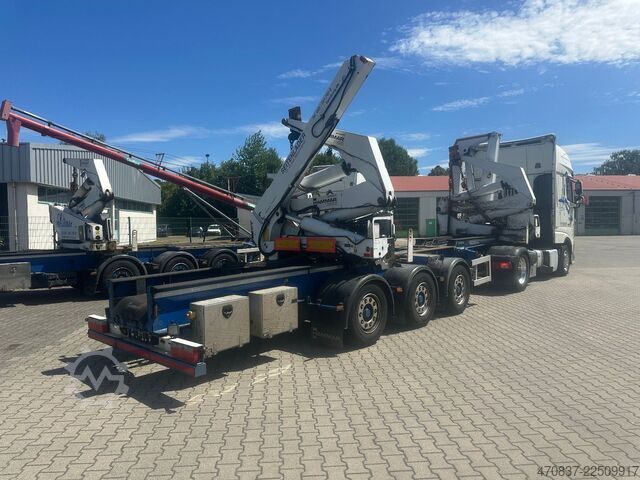 Wissellaadbak oplegger Hammar 155 C / Seitenlader / 20 - 45 Fuß / Sidel
