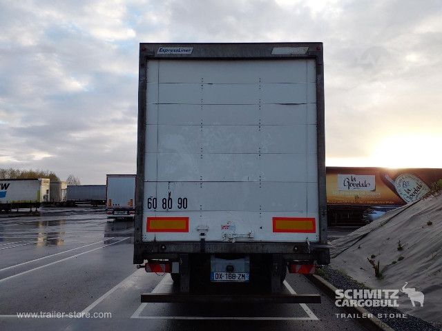 Semi-remorque fourgon Fruehauf Semitrailer Dryfreight Standard Porte relevante