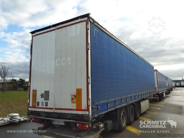 Semirremolque abierto con toldo Schmitz Cargobull Semitrailer Curtainsider Standard Hayon