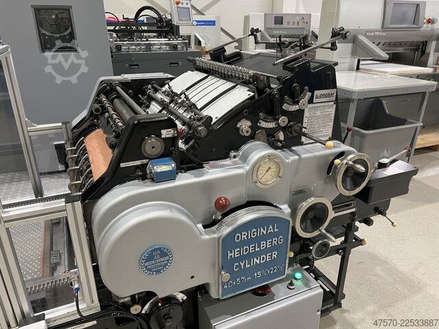 Машина для горячего тиснения Heidelberg Cylinder KSB 40×57 Hot Stamping machine